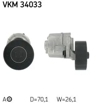 VKM34033 Ролик натяжний SKF підбір по vin на Brocar