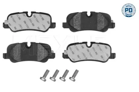 0252419217PD Колодки гальмівні LAND ROVER T. DISCOVERY/RANGE ROVER 05- MEYLE підбір по vin на Brocar