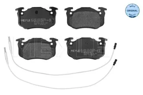 0252109615W Комплект тормозных колодок, дисковый тормоз MEYLE подбор по vin на Brocar