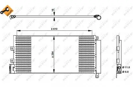 350332 Конденсатор NRF підбір по vin на Brocar