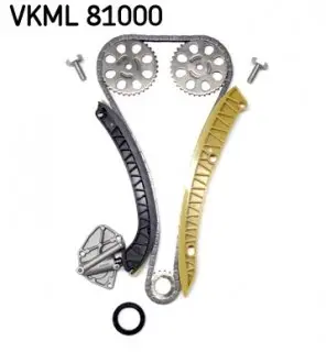 VKML81000 К-т ланцюга ГРМ (ланцюг + 3 зірок.+ 2башм.+ натягувач + сальник + Болти) Polo 1,2 -9 SKODA Fabia SKF підбір по vin на Brocar
