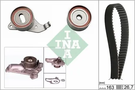 530026830 Водяной насос + комплект зубчатого ремня INA подбор по vin на Brocar