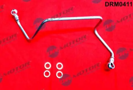 DRM0411 Трубка турбокомпрессора ДВЗ (чорний метал) DR.MOTOR підбір по vin на Brocar