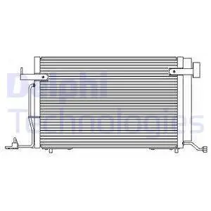 TSP0225176 Конденсер кондиціонера DELPHI підбір по vin на Brocar