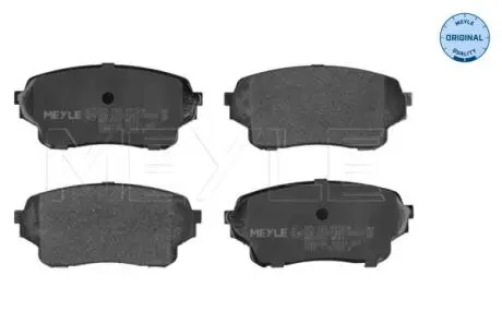 0252430115W Комплект тормозных колодок, дисковый тормоз MEYLE подбор по vin на Brocar