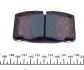 0252093915PD Колодки гальмівні (передні) Opel Ascona/Vectra/Kadett/Omega/Corsa 75-03 MEYLE підбір по vin на Brocar