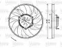 Вентилятор радіатора кондиціонера VW Crafter/MB Sprinter 906 06- (d=320mm) 12V 696082