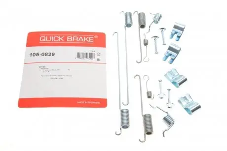 1050829 Монтажный комплект барабанных колодок QUICK BRAKE подбор по vin на Brocar