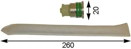 AD77000S OSUSZACZ KLIMATYZACJI FORD/MAZDA/OPEL/VOLVO (WKŁAD) MAHLE / KNECHT подбор по vin на Brocar
