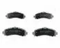 PA012AF Колодки гальмівні передні MICRA 1.0/1.3-16V 10/92- JAPANPARTS підбір по vin на Brocar