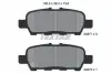 2487101 Колодки гальмівні (задні) Nissan Tiida/Teana/Murano 08-/Suzuki Grand Vitara 05- (105.6x39.4x13.8) TEXTAR підбір по vin на Brocar