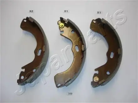 GF309AF Комплект гальмівних колодок JAPANPARTS підбір по vin на Brocar