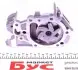 PA983 Помпа води Renault Clio II/III/IV/Logan II 1.2/1.2 16V 00-/Kangoo 1.0 03- (Доп.) (6 лоп) GRAF підбір по vin на Brocar