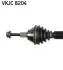 VKJC8204 Вісь приводу передній ліва 491mm AUDI A3, VW CADDY III, GOLF PLUS, GOLF V 1.4 05.06-12.13 SKF підбір по vin на Brocar