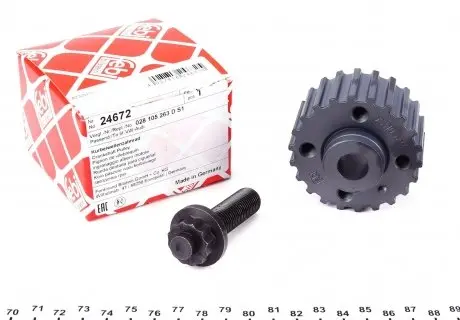 24672 Зірочка ременя ГРМ VW Golf III/Polo 1.9 TDI 95-02 (z=22) FEBI BILSTEIN підбір по vin на Brocar