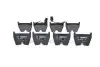 0986494216 Колодки тормозные (передние) Audi A4/A5/A6/VW Phaeton 02-17 (Brembo) (с датчиком) (95.5x74.4x16.3) BOSCH підбір по vin на Brocar