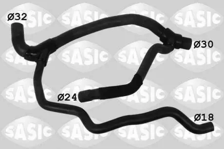 3404036 Патрубок радиатора Renault Kangoo 1.9 D 97 - SASIC підбір по vin на Brocar