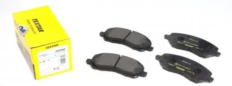 2358403 Колодки тормозные (передние) Jeep Compass/ Patriot 06- R17'' (Akebono) TEXTAR подбор по vin на Brocar