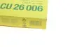 CU26006 Фильтр салона MANN підбір по vin на Brocar
