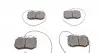 0252108017W Колодки тормозные (передние) Citroen AX/C15/C6/Visa/Peugeot 205 II/407 1.0-2.2D 84- MEYLE підбір по vin на Brocar