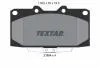 2185401 Комплект тормозных колодок, дисковый тормоз TEXTAR підбір по vin на Brocar