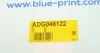 ADG046122 Трос ручника (задній) (L) Hyundai Getz/Click 01-12 (1610mm) BLUE PRINT підбір по vin на Brocar