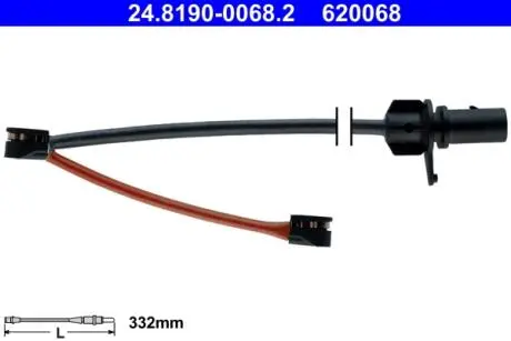 24819000682 Сигналізатор, знос гальмівних колодок ATE підбір по vin на Brocar