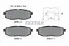 2485401 Колодки гальмівні (задні) Subaru Impreza/Outback 08- TEXTAR підбір по vin на Brocar