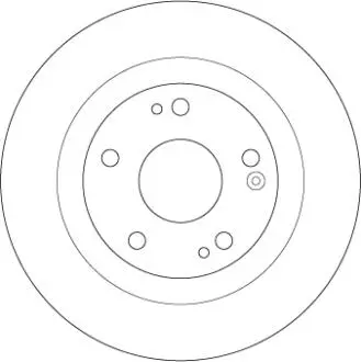 DF6705 TARCZA HAM. HONDA T. CIVIC 1,0-1,5/1,6 I-DTEC 17- TRW підбір по vin на Brocar