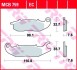 MCB759 Тормозные колодки TRW підбір по vin на Brocar
