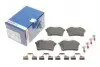 Комплект гальмівних колодок, дискове гальмо 0 986 494 646