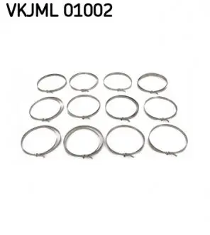 VKJML01002 К-т хомутов ШРУС (12шт.) ленточных 760мм SKF підбір по vin на Brocar