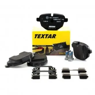 2456101 Колодки гальмівні (задні) BMW 5/X3/X5 10- (TRW) TEXTAR підбір по vin на Brocar