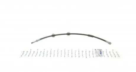 1005250047 Шланг гальмівний (передній) VW T5 1.9-3.2 03-15 (L=552mm) MEYLE підбір по vin на Brocar