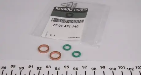 7701471140 Прокладка трубки подачі оливи до турбіни Renault Trafic 1.9DCI RENAULT підбір по vin на Brocar