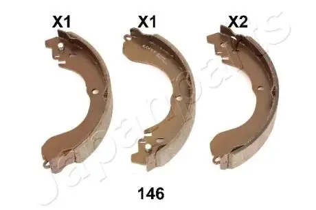GF146AF JEEP Тормозные колодки барабан.Avenger,Caliber,Compass,Patriot,Nissan Cube JAPANPARTS подбор по vin на Brocar
