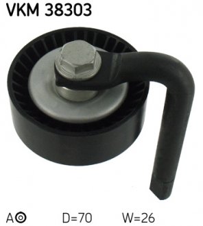 VKM38303 Натяжний ролик, поліклинового ременя (Вир-во SKF) SKF підбір по vin на Brocar