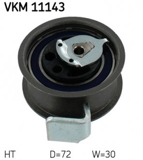 VKM11143 Натяжний ролик AUDI A6 1,9 TDI AJM -98 натяжний 72,0X35,0 SKF підбір по vin на Brocar