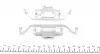 1091695 Планка суппорта (заднего) прижимная (к-кт) BMW 5 (E60)/X5 (E70)/X6 (E71/F16) 01- QUICK BRAKE підбір по vin на Brocar