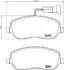 PA0220AF KLOCKI HAM. FIAT P. CROMA 1,9/2,4 D MULTIJET 05- JAPANPARTS підбір по vin на Brocar
