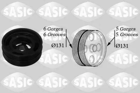 2156042 Шків SASIC підбір по vin на Brocar
