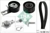 530061030 Комплект ГРМ + помпа Citroen C3/Peugeot 207/208/2008 1.4 HDI 06- INA підбір по vin на Brocar