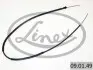 090149 Трос зупиночних гальм LINEX підбір по vin на Brocar