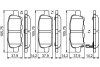 0986494861 Колодки тормозные (задние) Nissan Maxima/Suzuki Grand Vitara 08- BOSCH підбір по vin на Brocar