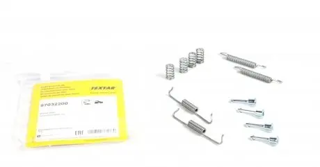 97032200 Комплект пружинок колодок ручника VW T5 1.9-2.5 TDI 03-15 TEXTAR подбор по vin на Brocar