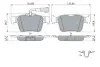 0986424848 Колодки тормозные дисковые BOSCH підбір по vin на Brocar