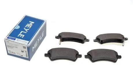 0252376617W Колодки тормозные (передние) Toyota Corolla 01-14 MEYLE підбір по vin на Brocar