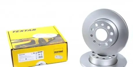 92121103 Диск тормозной (задний) VW Caddy III 04- (256x11.9) PRO TEXTAR подбор по vin на Brocar