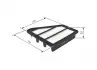 F026400453 Фільтр повітряний Honda Civic 1.6/2.2 i-DTEC 12- BOSCH підбір по vin на Brocar