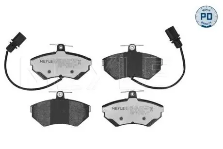 02521945191PD Колодки тормозные (передние) Audi A4 94-01/VW Passat 96-00 (с датчиком) MEYLE подбор по vin на Brocar